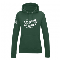 SWEAT CAPUCHE  VERT BOUTEILLE