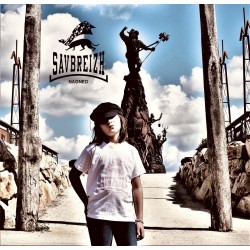 Tee-shirt blanc Savbreizh rose