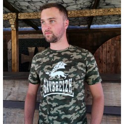 Tee-shirt camouflage foret